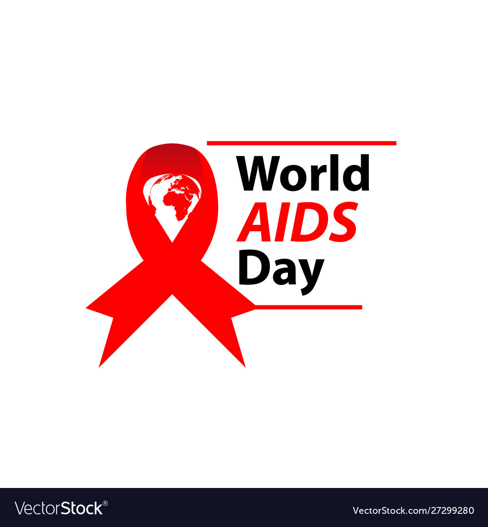 World aids day logoworld aids day logo for web Vector Image