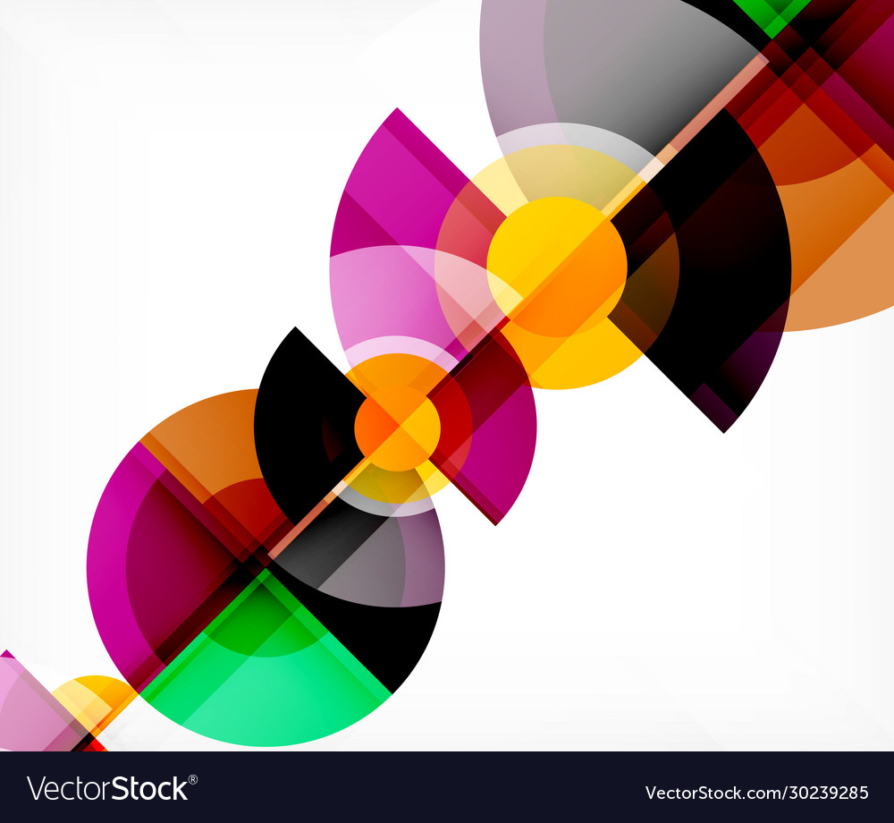 Abstract Circle & Shape Pattern