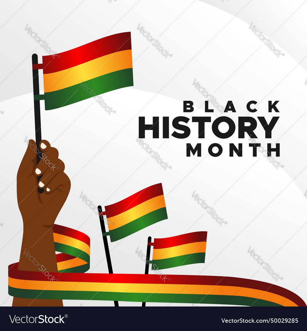 Black history month template design