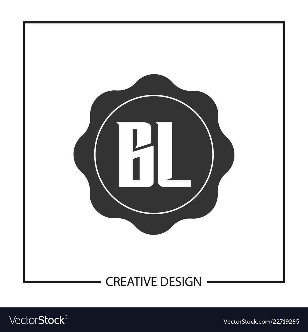 Initial letter bl logo template design