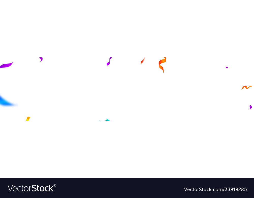 Streamer und Konfetti festliche Lamelle