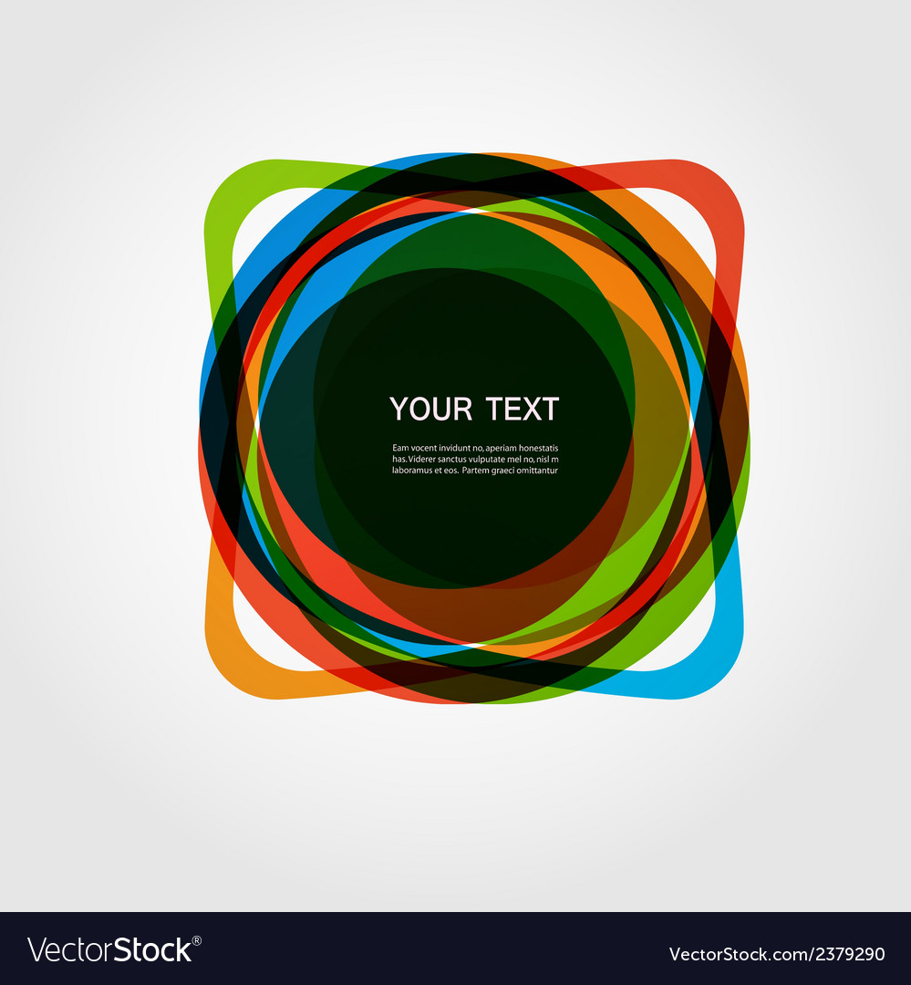 Abstract form color line design eps10 Royalty Free Vector