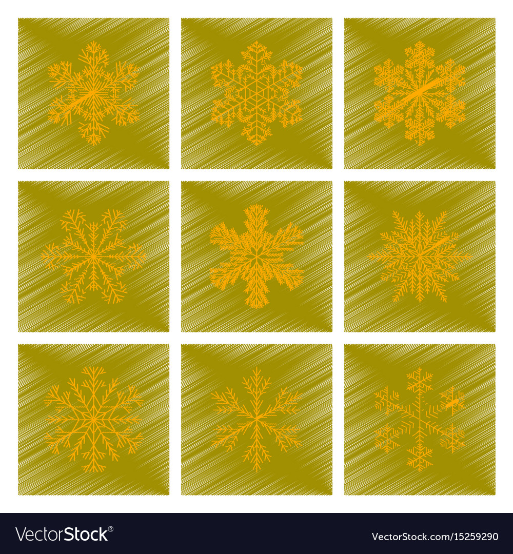 Assembly flat shading style snowflake