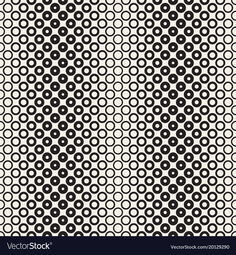 Halftone circles seamless pattern abstract