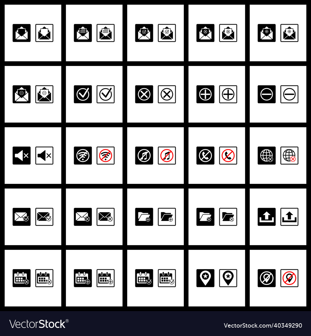 Set of web icon mobile