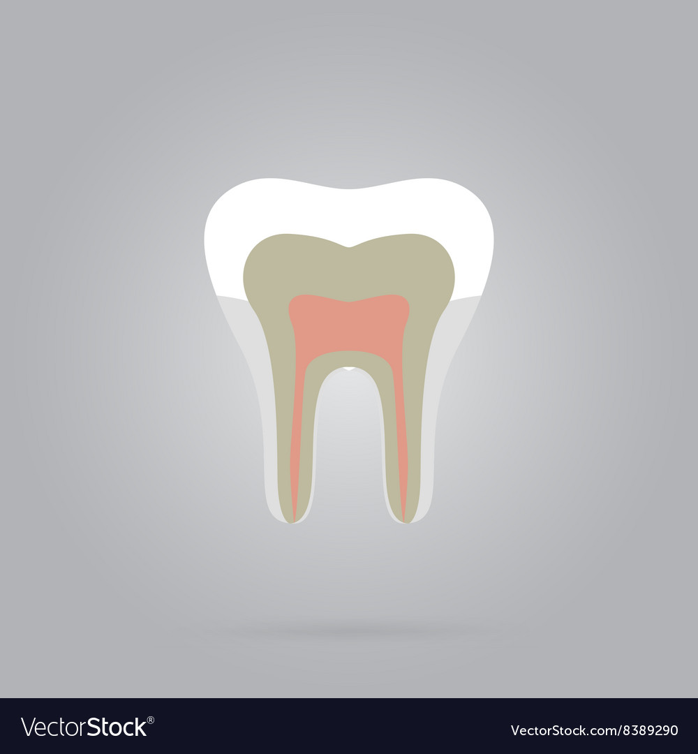 Tooth logo isolated