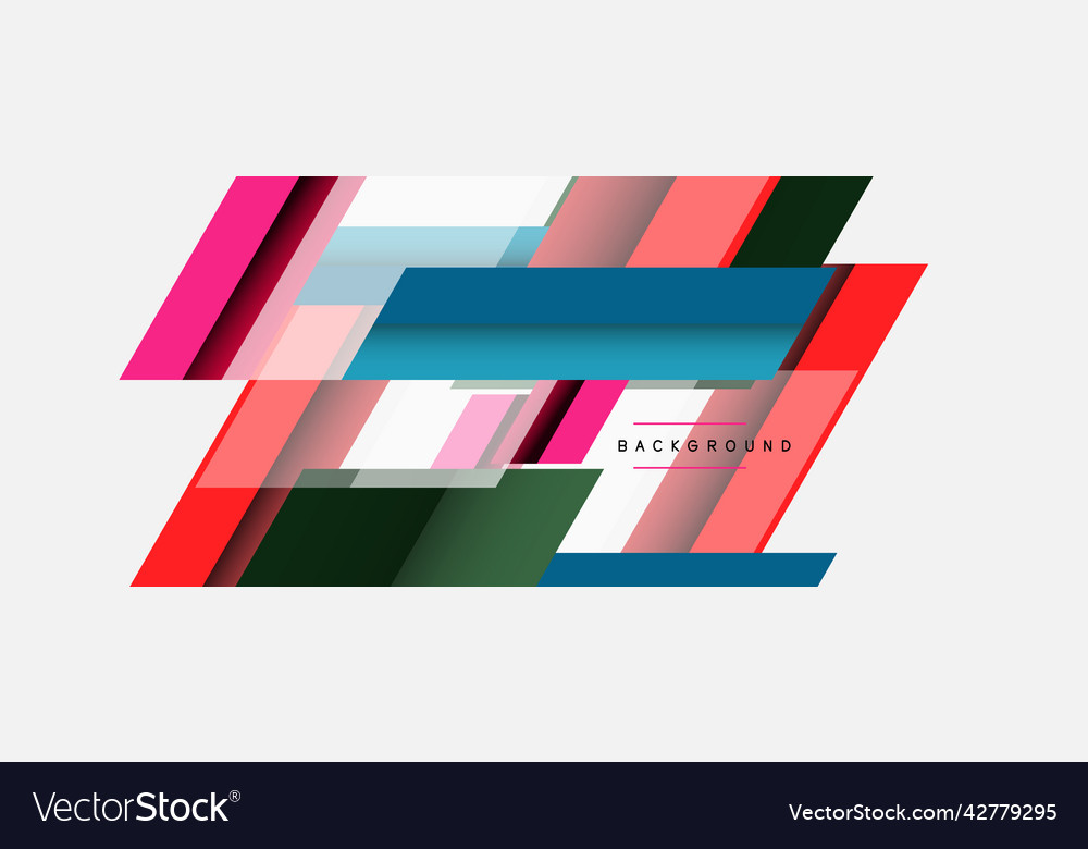 Background geometric diagonal square shapes vector image Background geometric diagonal square shapes