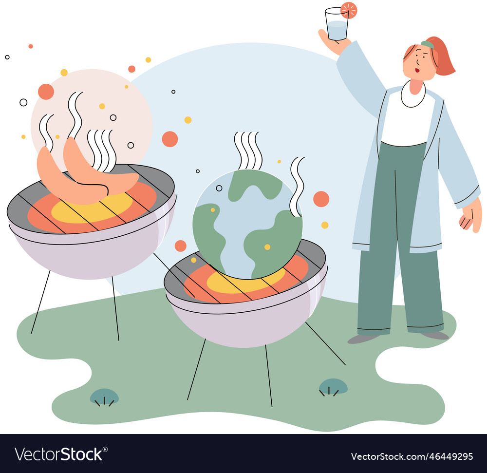 Climate change and global warming disaster due