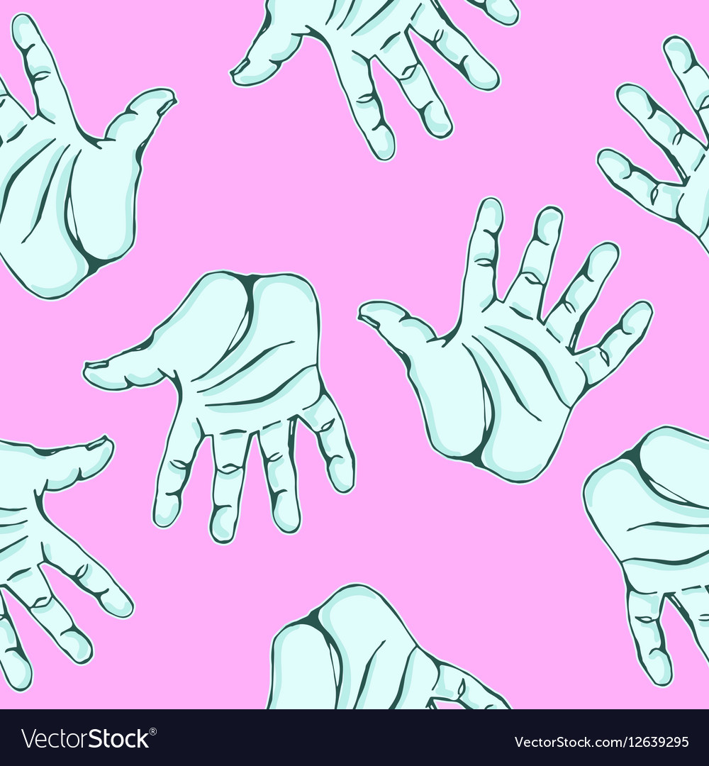 Funny seamless pattern Royalty Free Vector Image