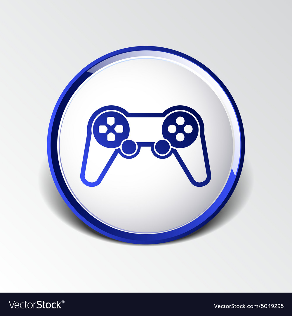 Joystick icon rounded squares button console