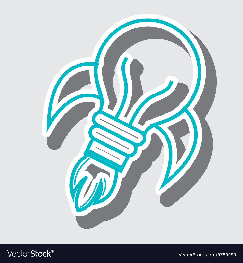 Silhouette with thought isolated icon design