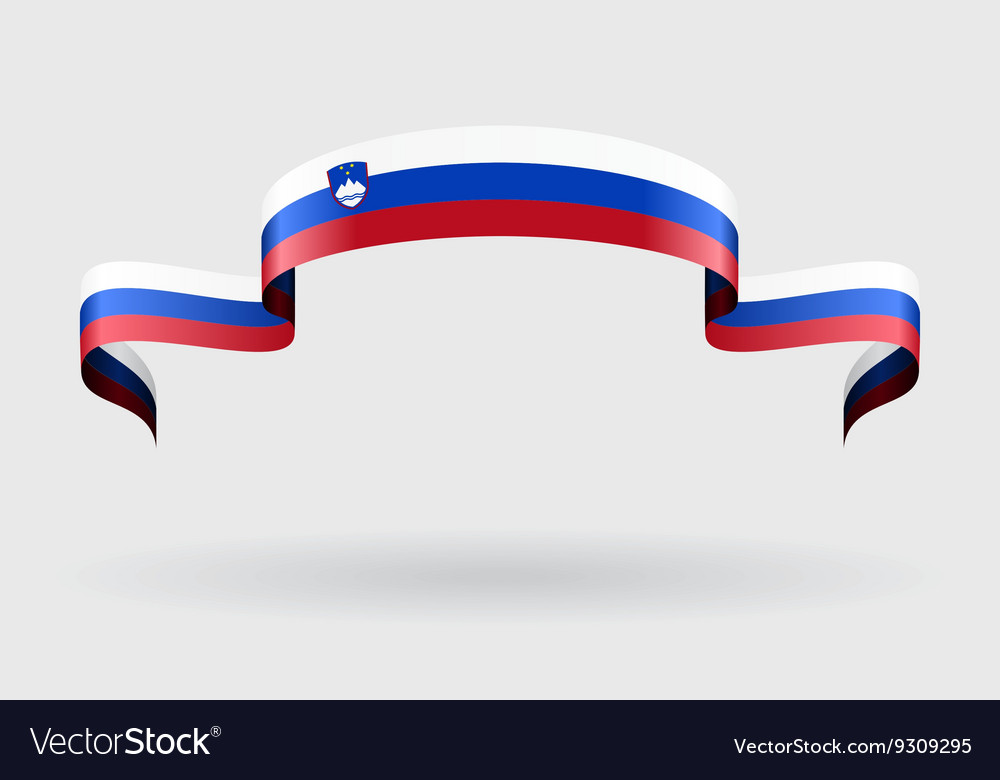 Slovenian flag background Royalty Free Vector Image