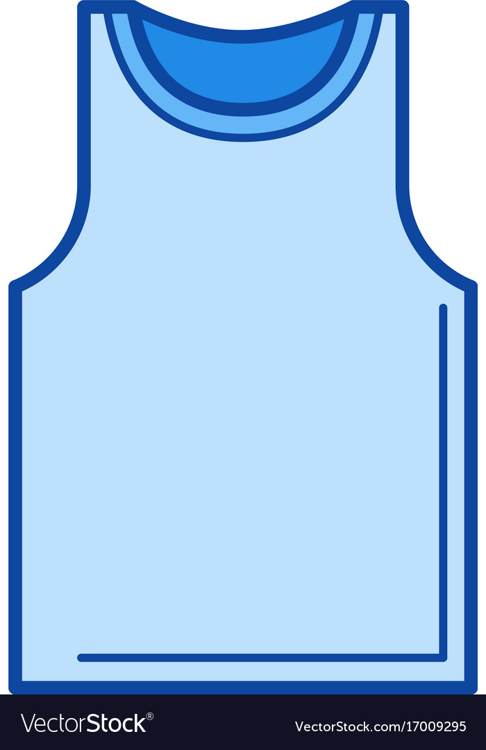 Tank top line icon