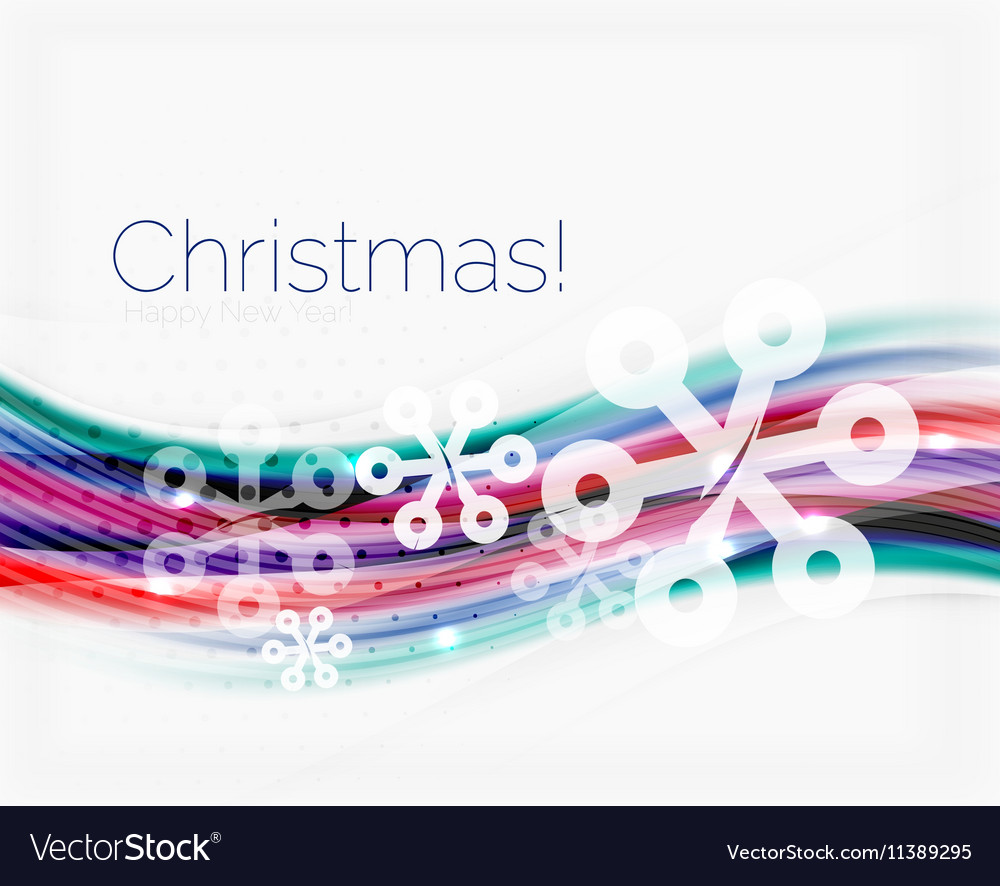 Wave with snow background Royalty Free Vector Image