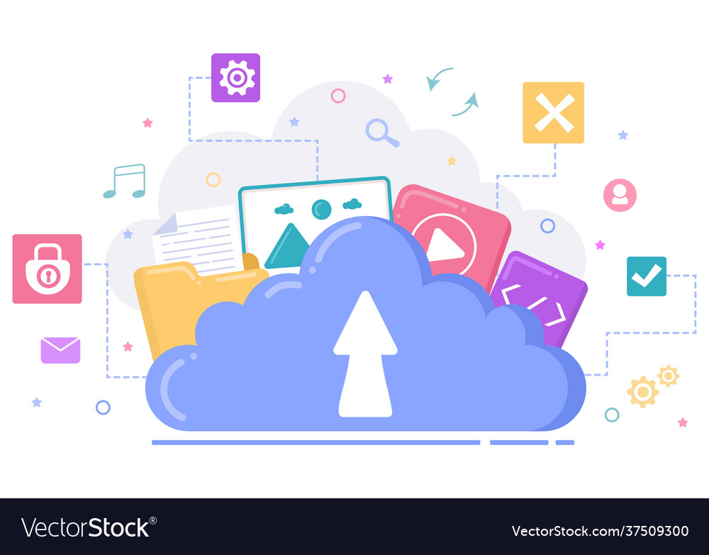 Cloud storage service for hosting or data center