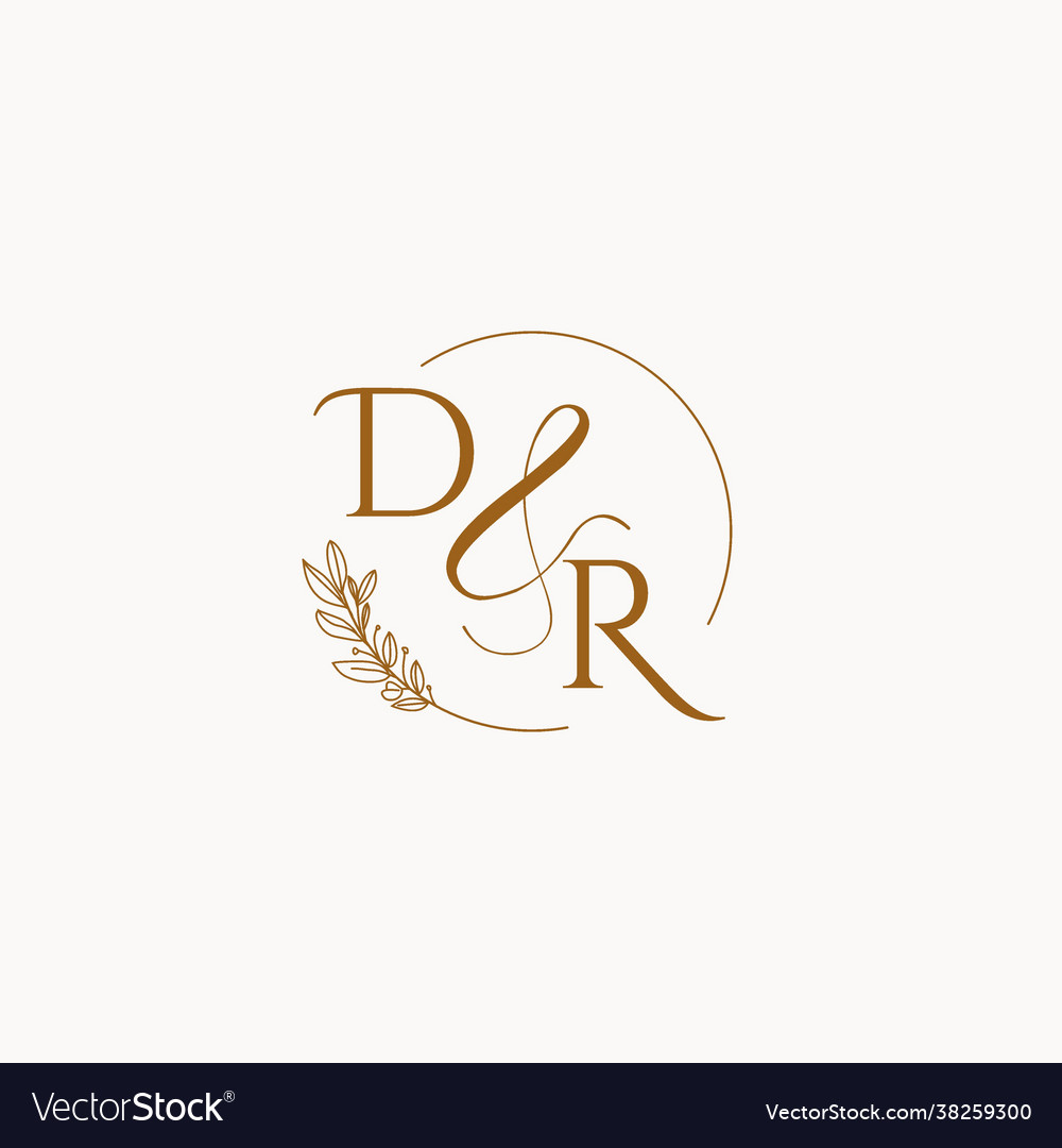 Wedding Monogram Initials Wedding Logo Wedding Monogram DR 