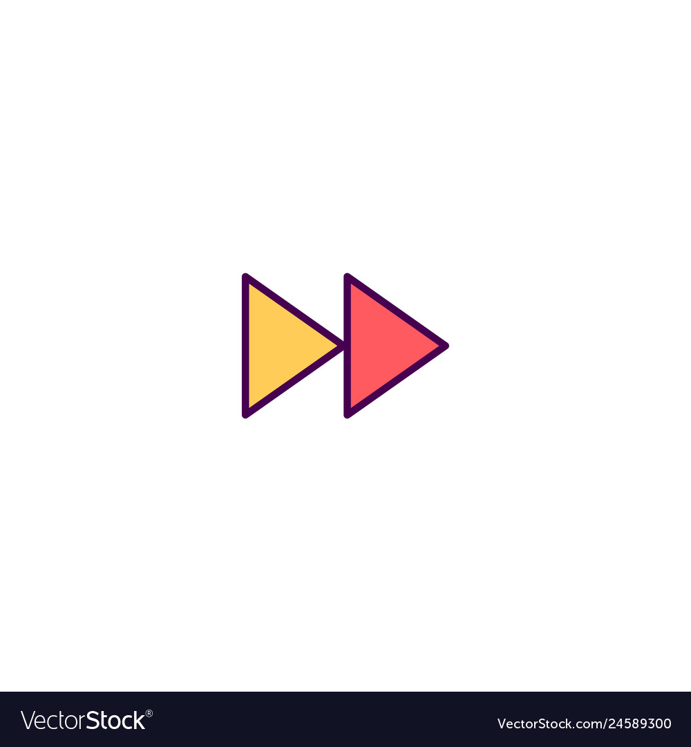 Fast forward icon design essential