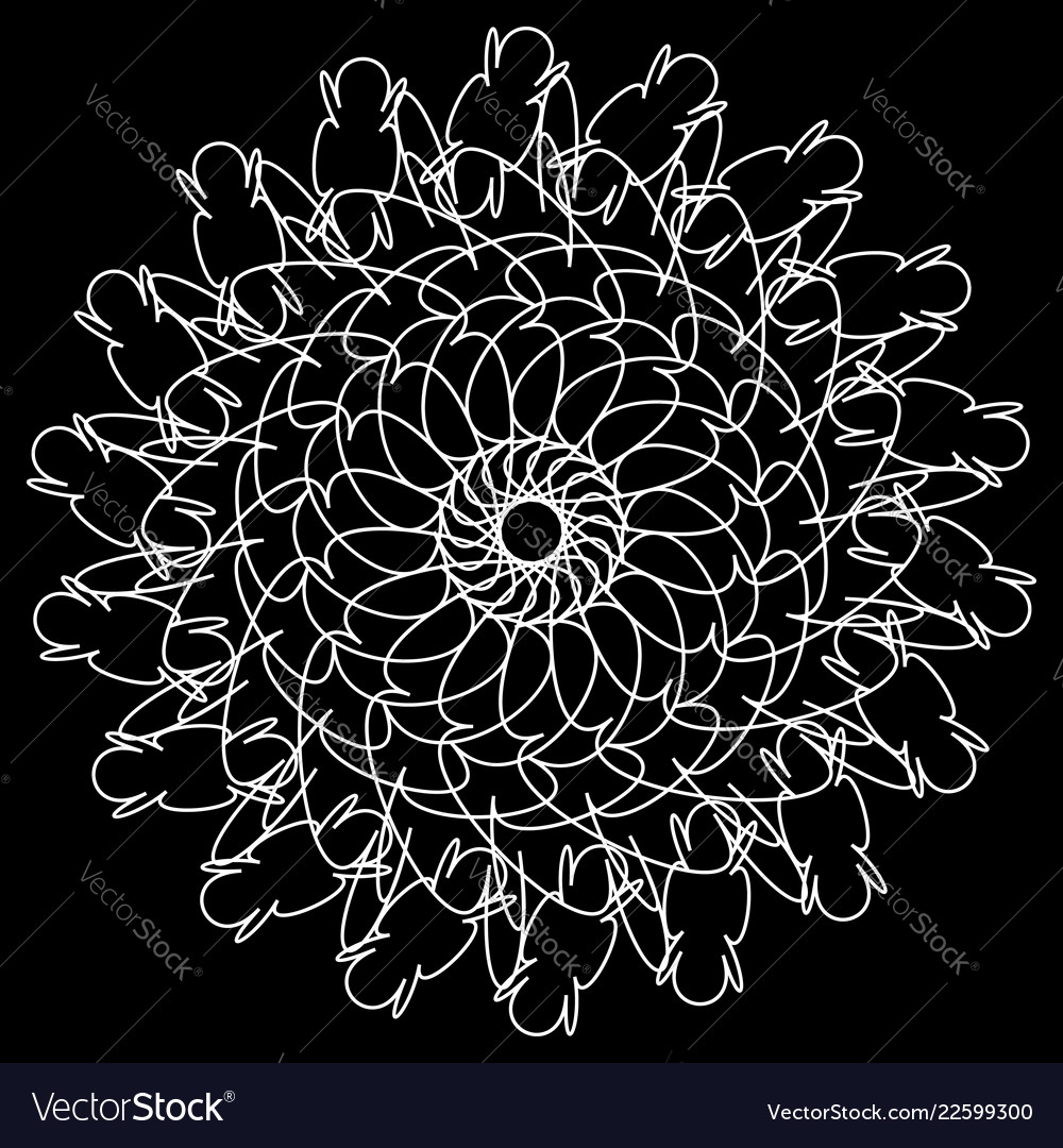 Geometric circle circular element abstract spiral