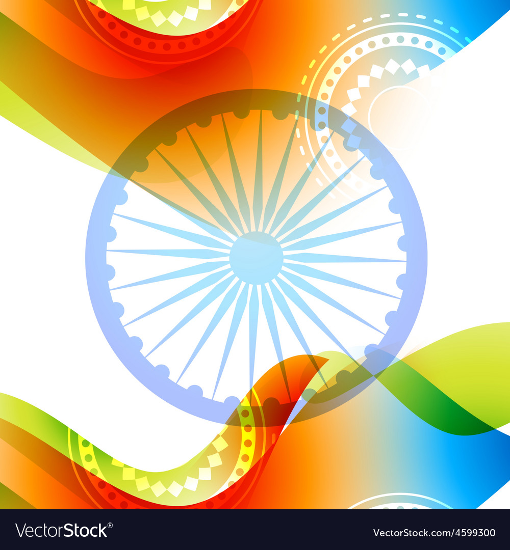 Indian flag design Royalty Free Vector Image - VectorStock