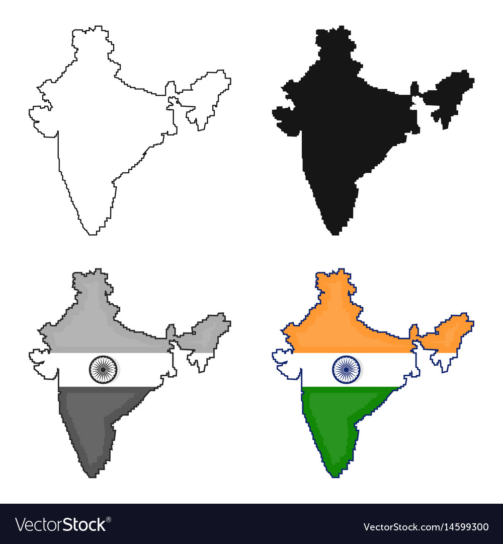 Indian territory icon in cartoon style isolated Vector Image Indian territory icon in cartoon style isolated Vector Image