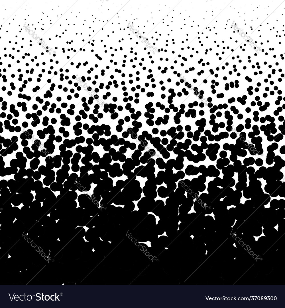 Random dots circles halftone pattern pointillist vector image Random dots circles halftone pattern pointillist