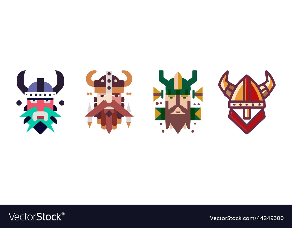 Scandinavian warrior symbol Royalty Free Vector Image