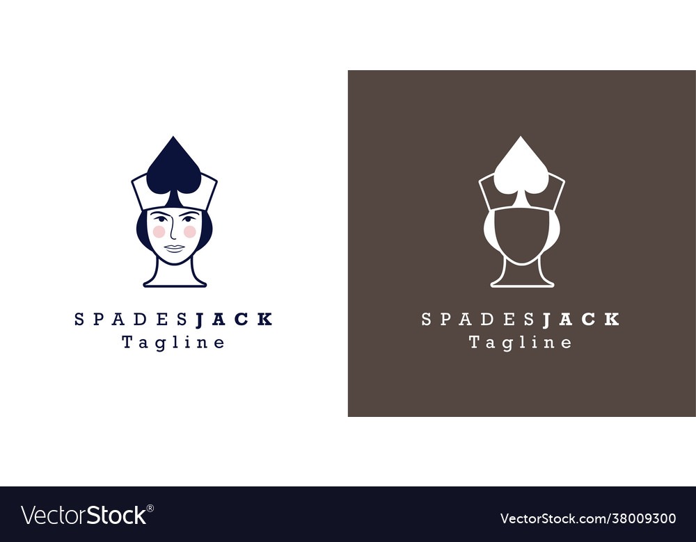 Stylized image jack spades for avatar logo