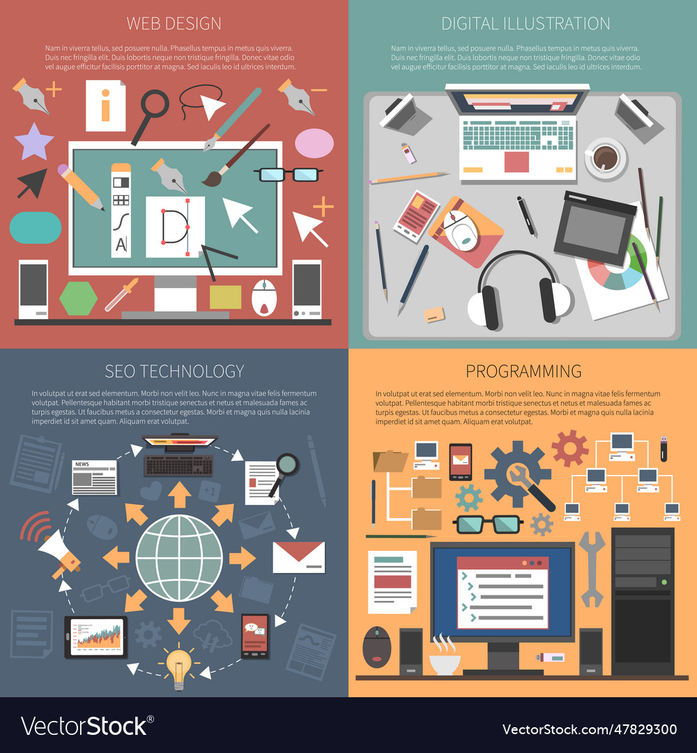 Web design concept