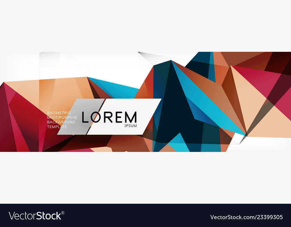 Abstract Geometric Pattern - Triangle