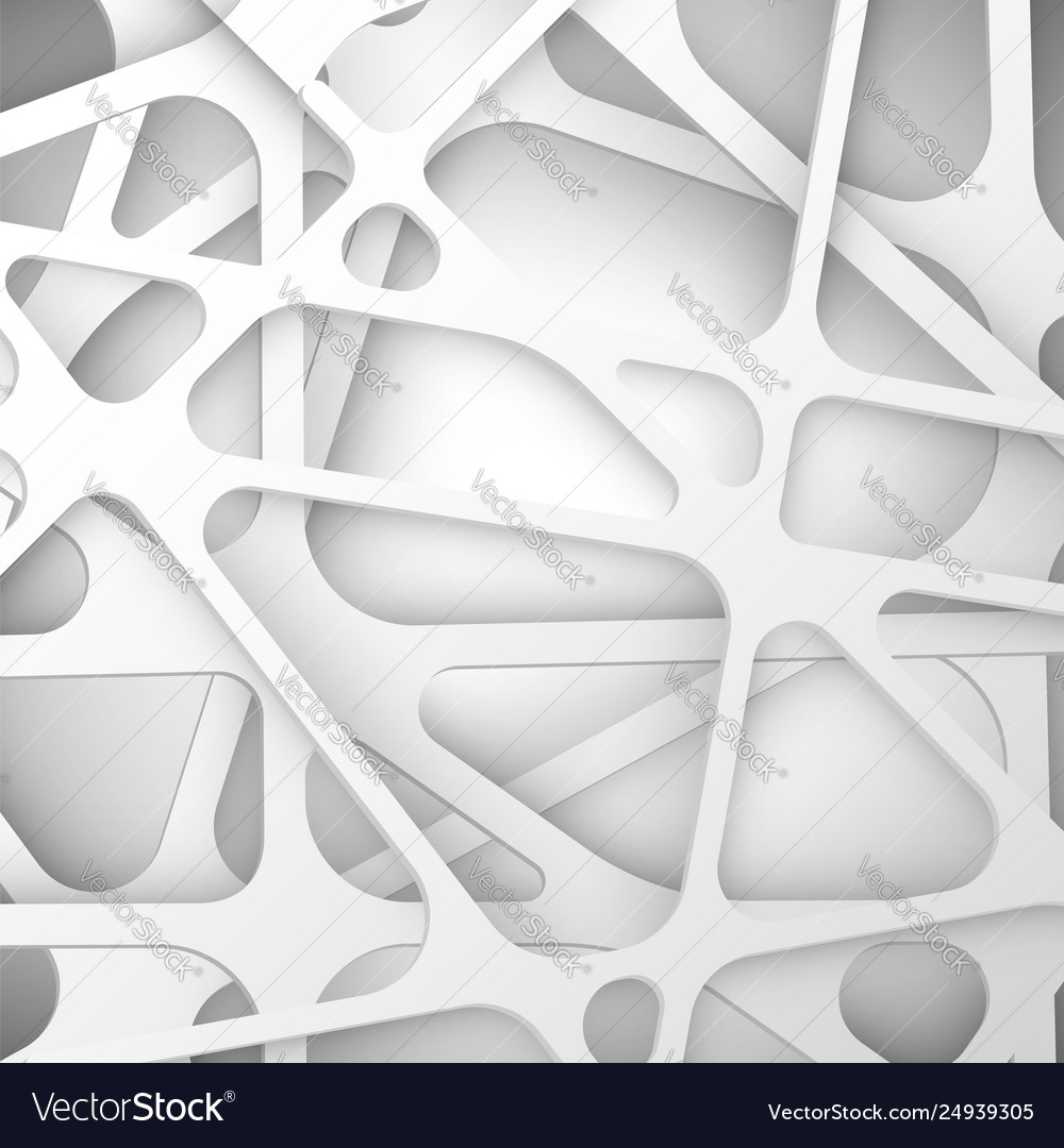 Abstract White Net Pattern