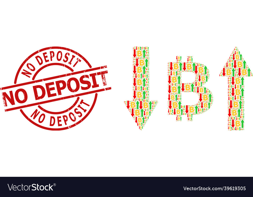 Bitcoin volatility icon fractal composition