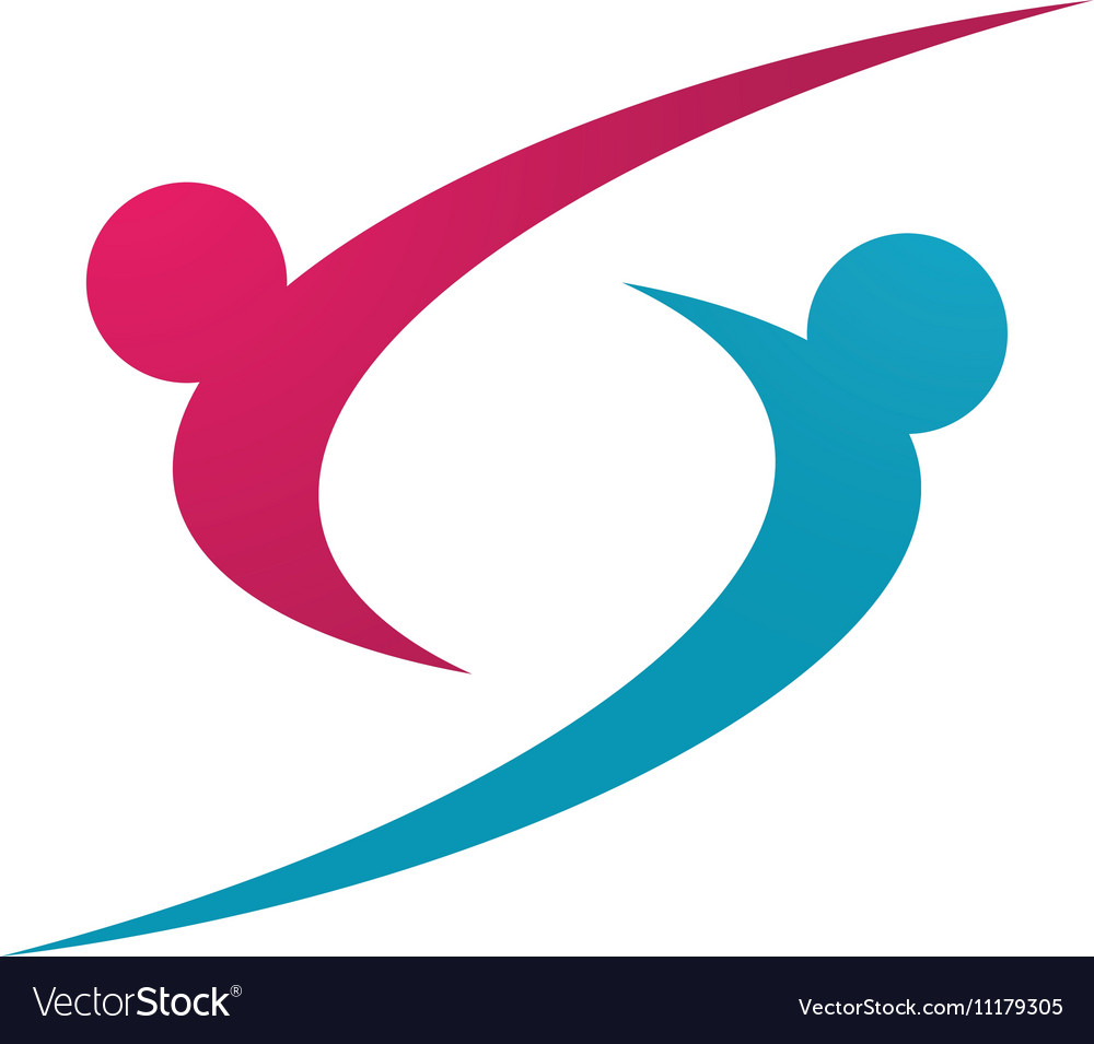 Community care logo Royalty Free Vector Image - VectorStock