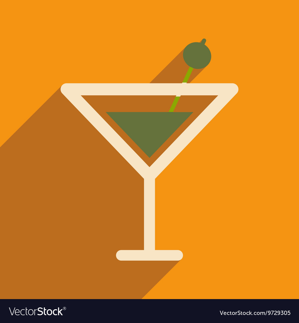 Flat with shadow icon and mobile application