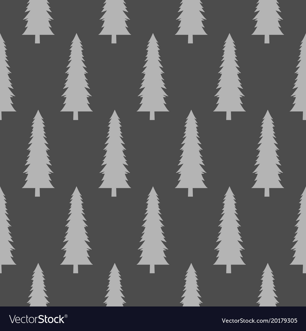 Forest seamless pattern with various type