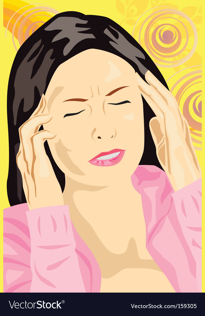 Headache Royalty Free Vector Image - VectorStock