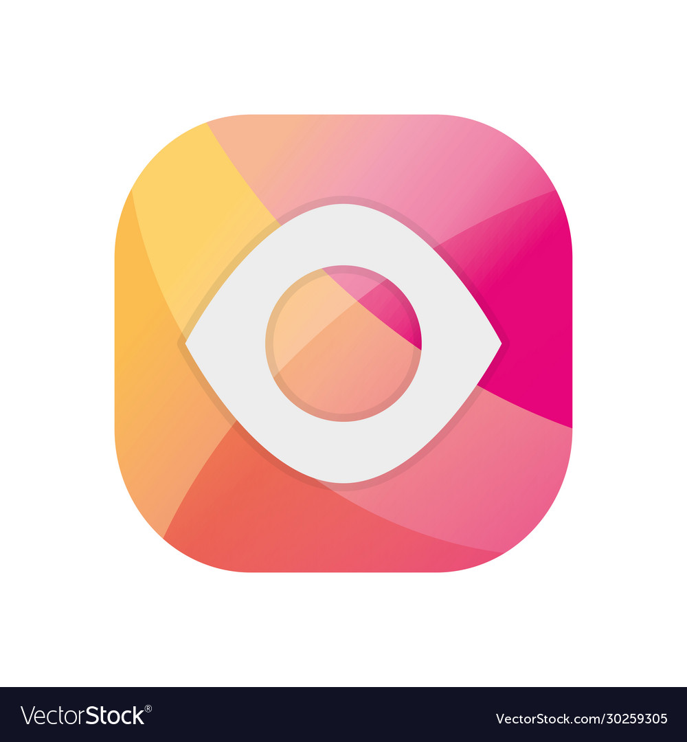 Isolated eye block flat style icon design