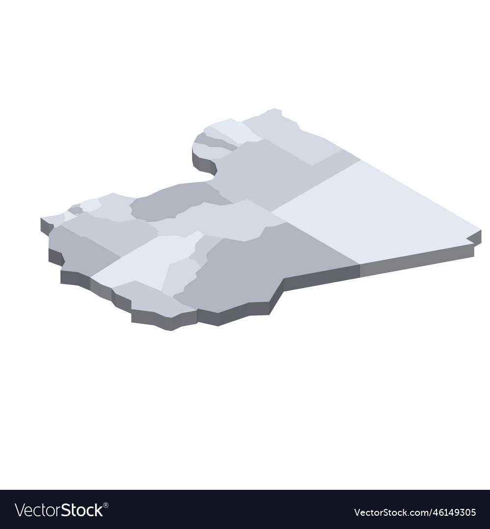 Libya political map of administrative divisions Vector Image