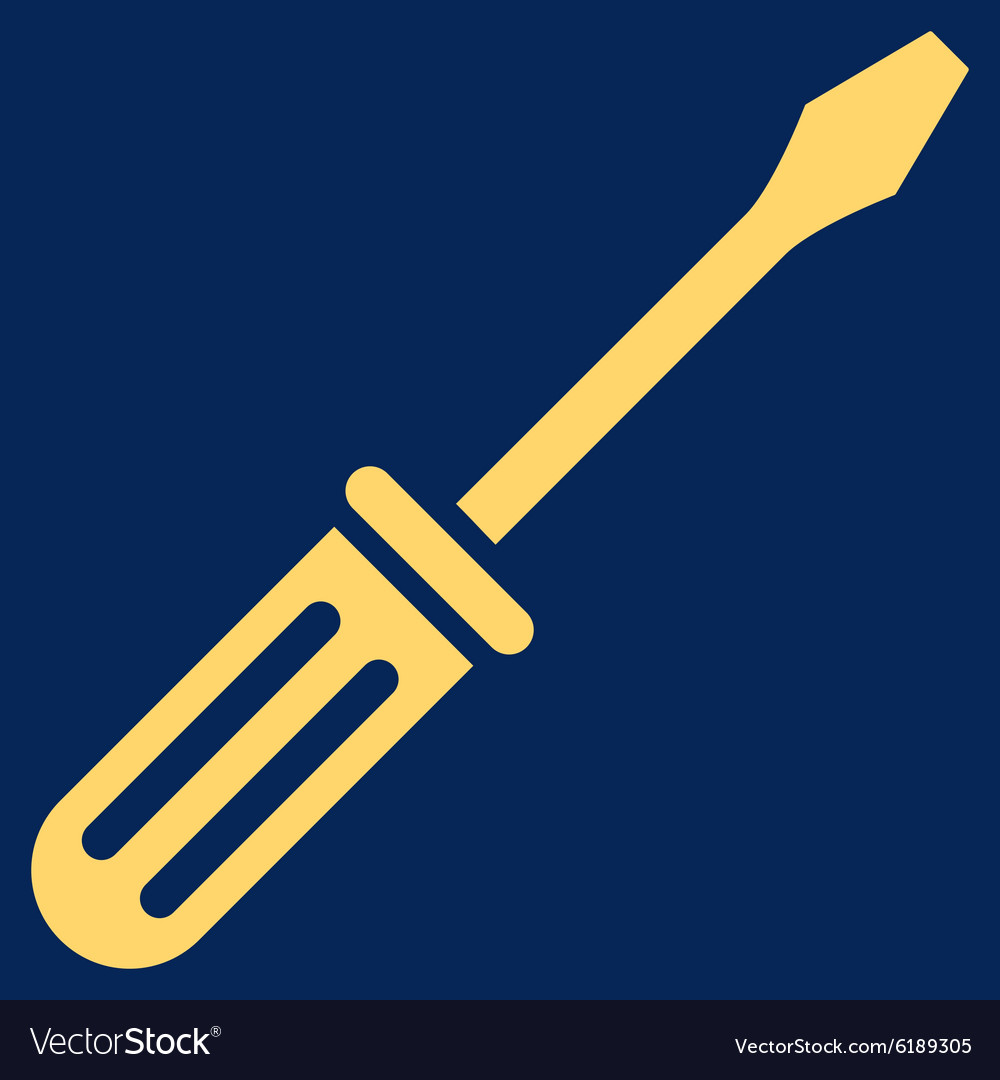 Screwdriver icon Royalty Free Vector Image VectorStock