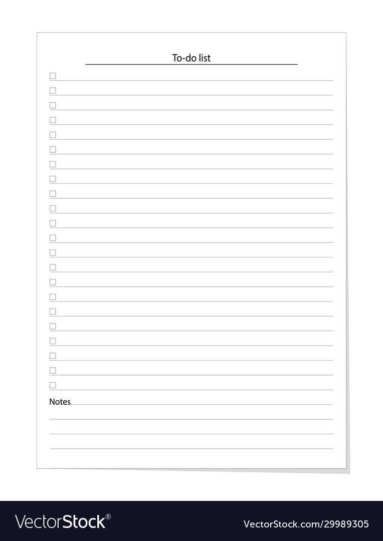 Daily Planner with To-do List