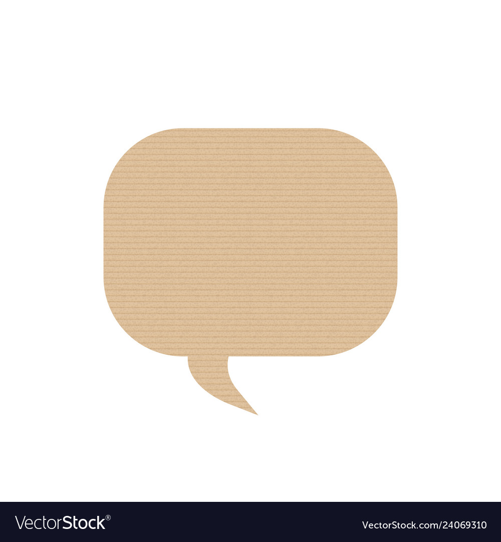 Bubble speech is in the shape of square Vector Image Bubble speech is in the shape of square