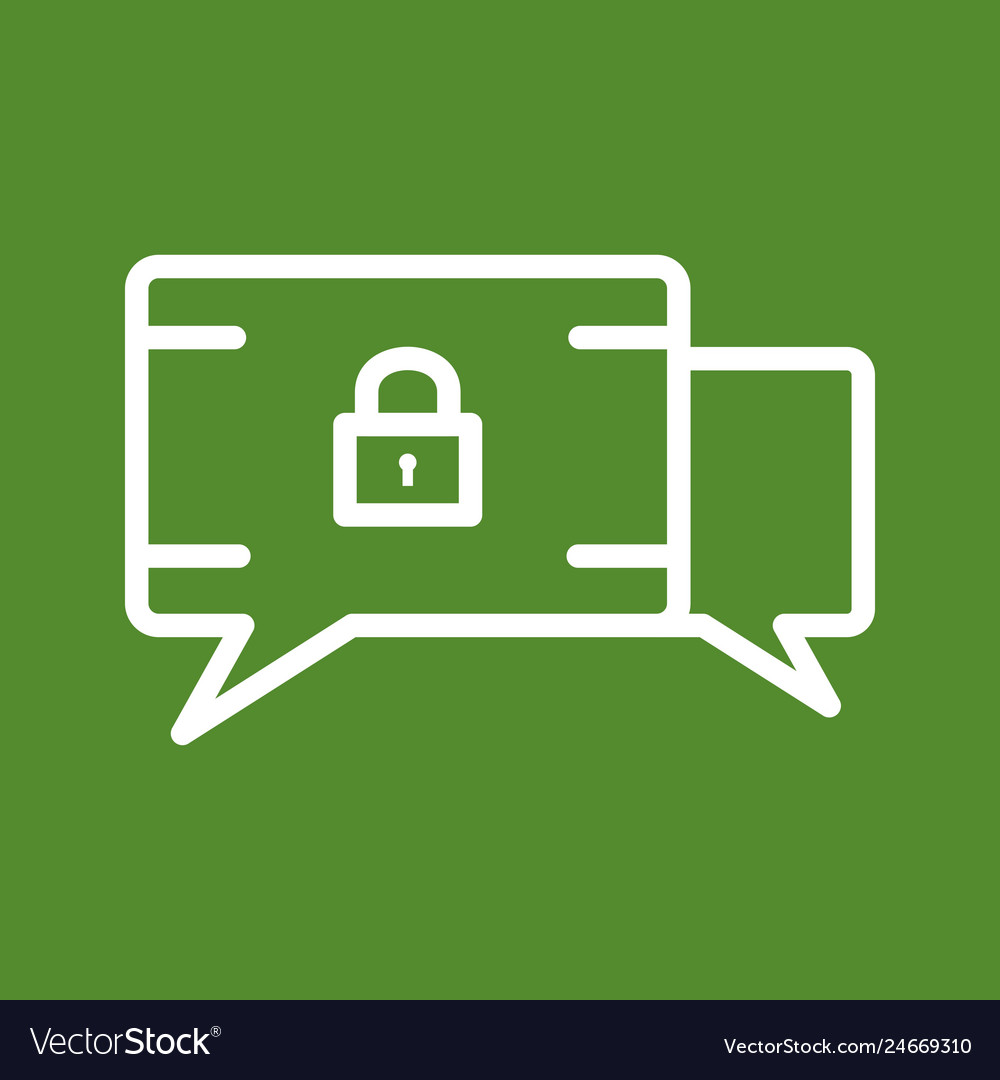 Gdpr message icon
