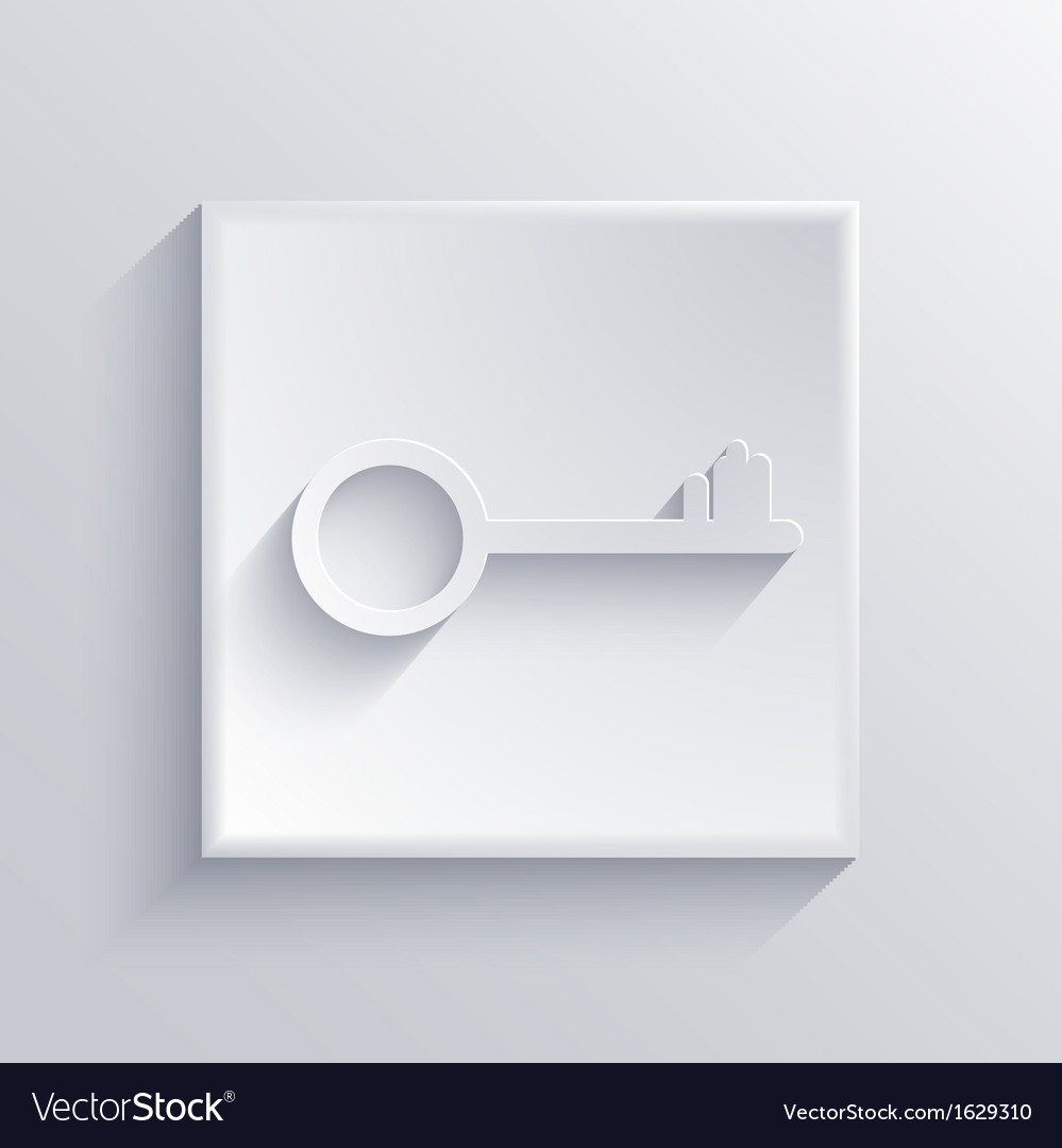 Light Square Key Icon