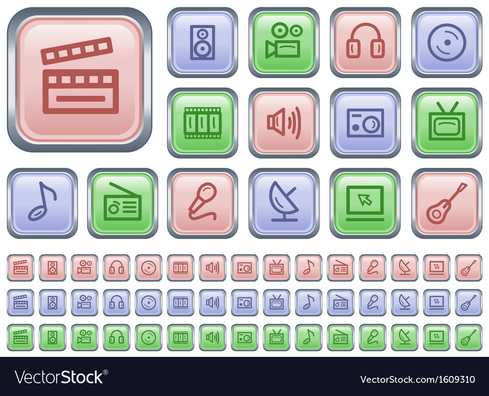 Multimedia buttons