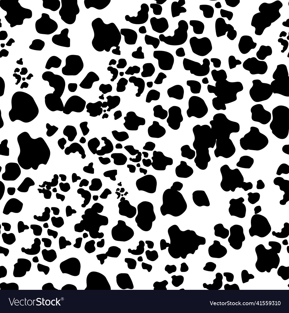 Nahtloses Muster dalmatisch oder Leopardenfelltier vector image Nahtloses Muster dalmatisch oder Leopardenfelltier