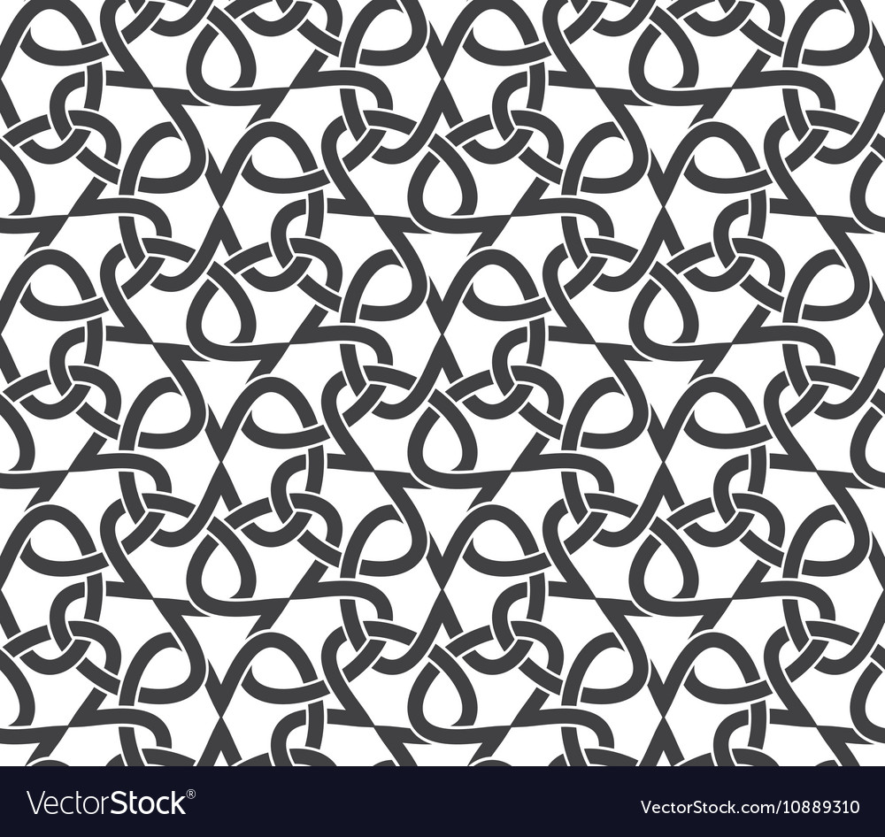 Seamless pattern of intersecting infinities