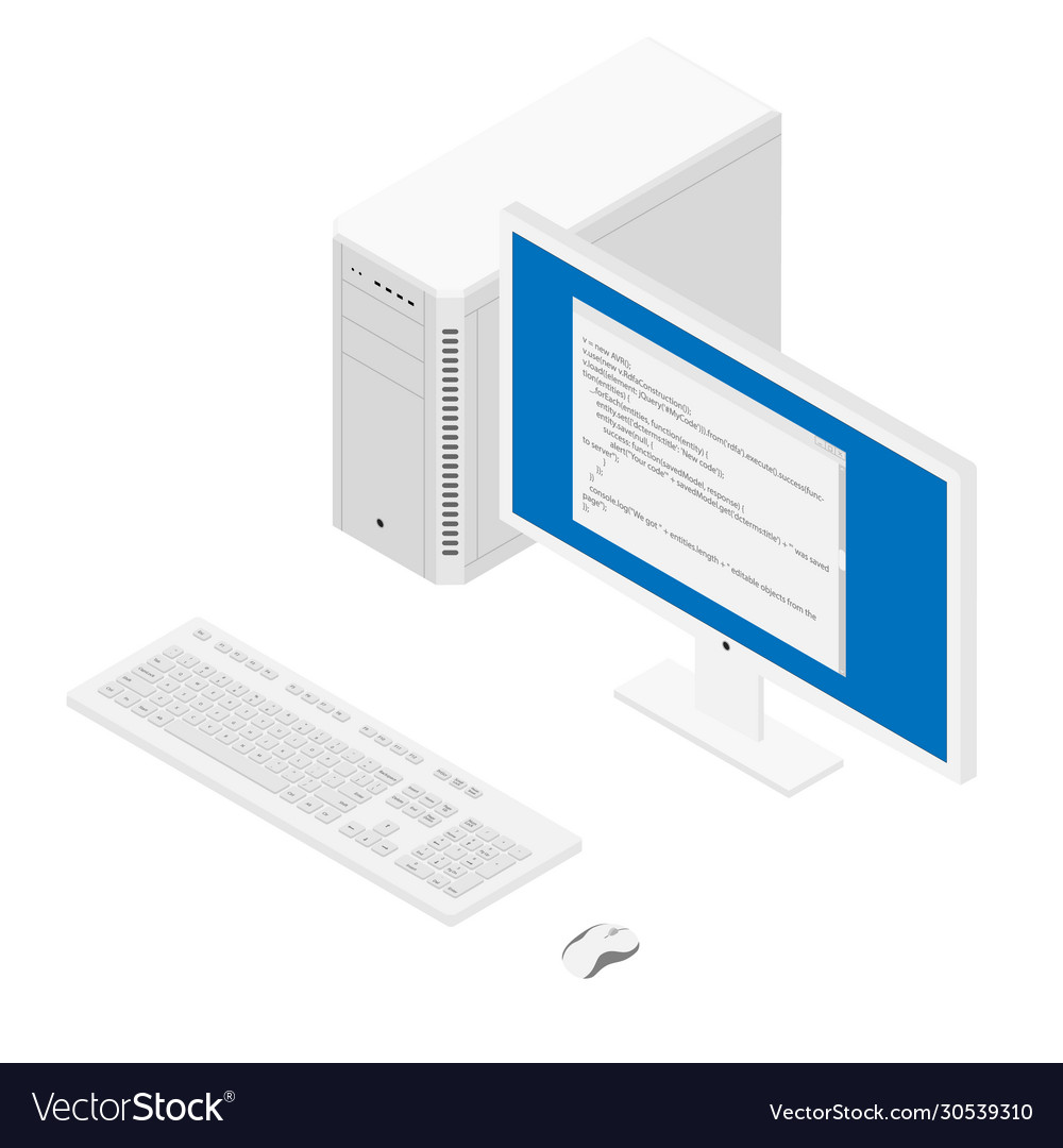 Software web development programming concept vector image Software web development programming concept