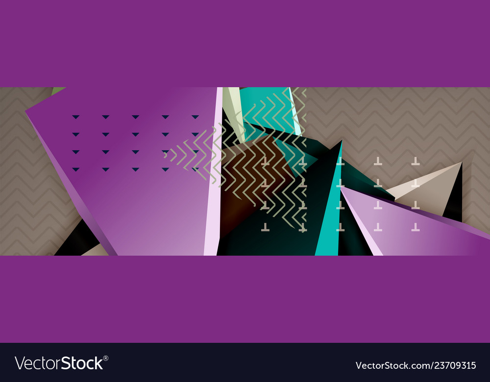 3d triangular shapes abstract background vector image 3d triangular shapes abstract background