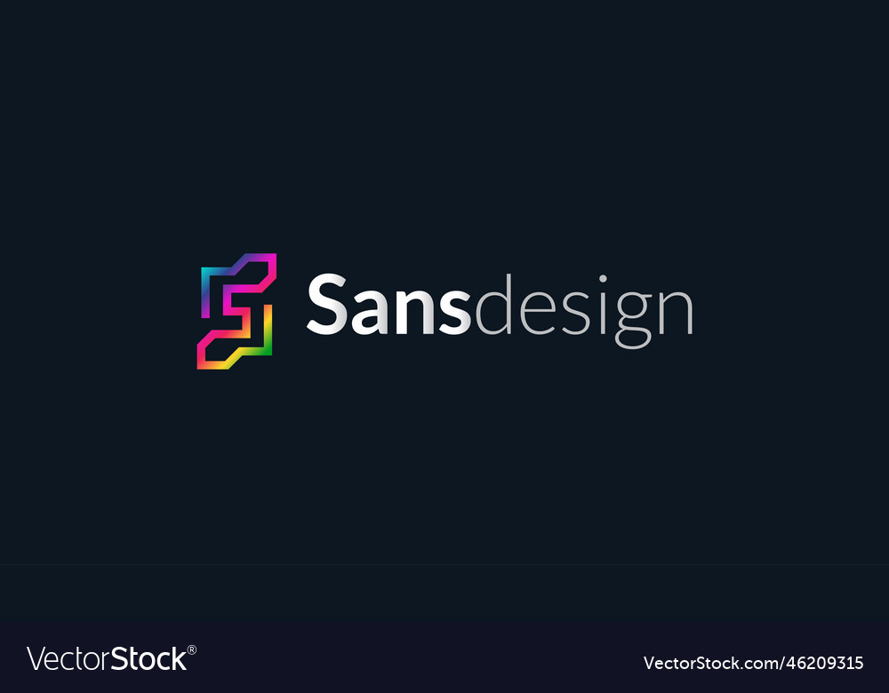 Abstraktes und geometrisches Logo Design