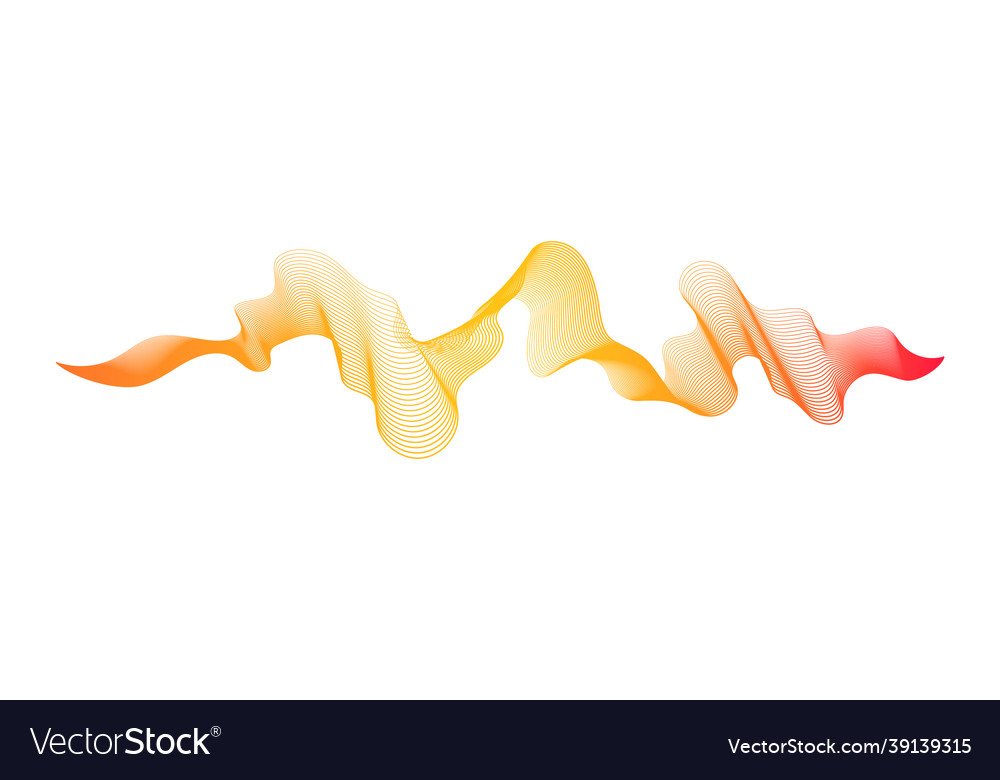 Abstract backdrop with wave gradient lines Vector Image Abstract backdrop with wave gradient lines
