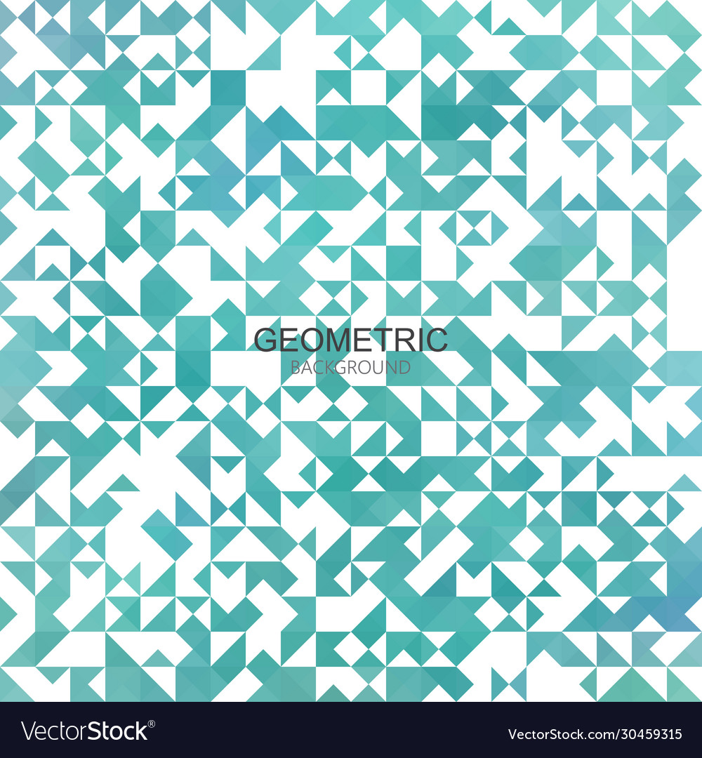 Abstract background made up blue triangular vector image Abstract background made up blue triangular